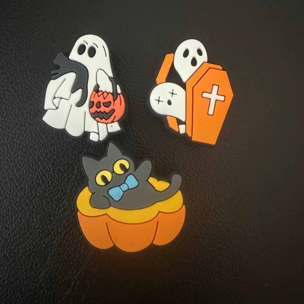 Bogg Bag Bits, Charms, Accessories Set of 3 Halloween,  New No Tags